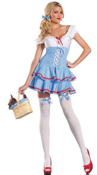F1552 Sweet Dorothy Adult Womens Wizard of Oz Costume
